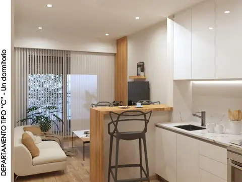 Departamento en Venta de 1 dormitorio
