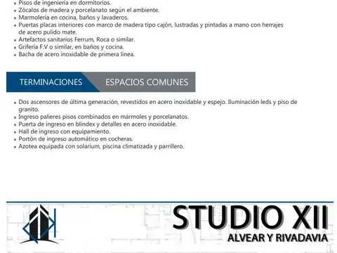 Departamento de un dormitorio en desarrollo Rivadavia y Alvear