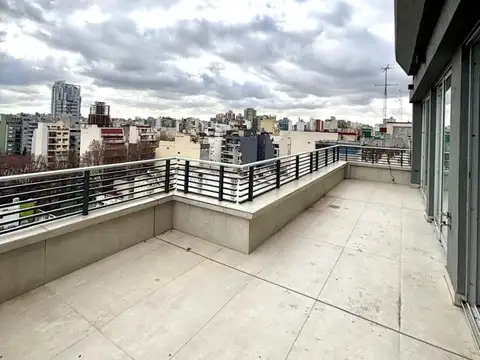 2 ambientes a estrenar, terraza propia, piso 10, pileta, op cochera, en Caballito