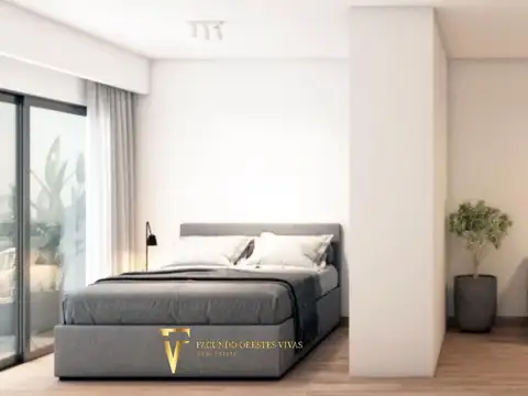 Departamento Monoambiente con 1 baño