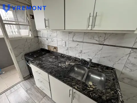 Departamento 2 ambientes con 1 baño