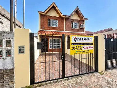 Duplex de 3 ambientes con jardin y cochera