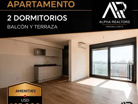 Apartamento en venta en Aguada 2 dorm. Amenities Completos! Piso 12. Al frente!
