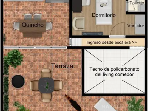 Depto Tipo Casa en Venta de 4 ambientes