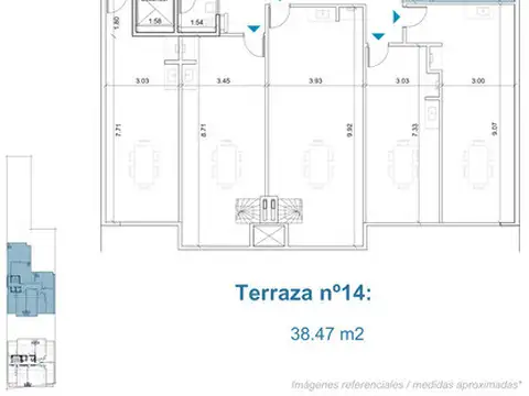 Departamento en Venta de 3 ambientes