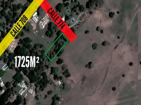 Terreno en Venta de 1725,0 m2
