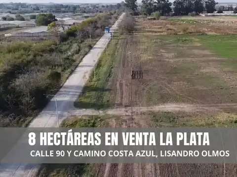 CAMPO EN VENTA EN LA PLATA 8 HECTAREAS