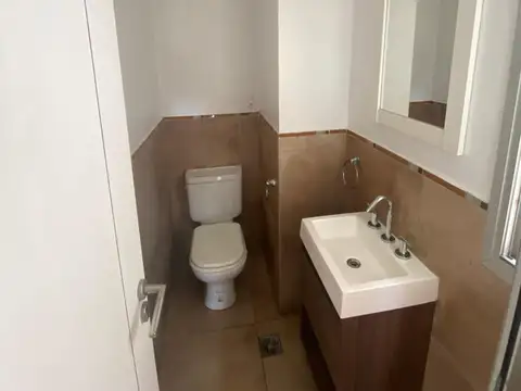 Departamento 2 ambientes con 2 baños