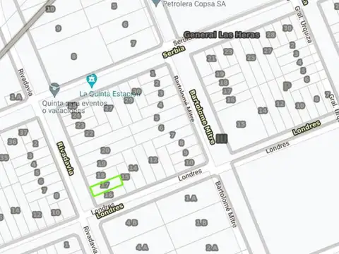 Terreno en Venta 10  mts Frente