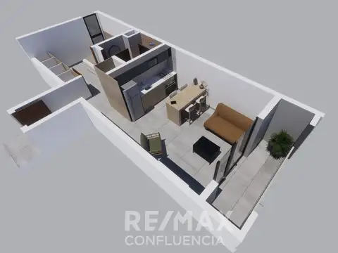 Departamento en Venta de 1 dormitorio