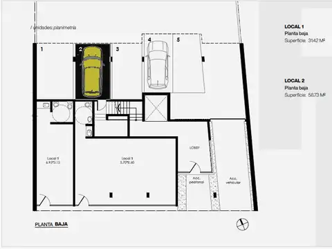 VENTA/COCHERA Cubierta N°2 /"TORRE SCALA 1"