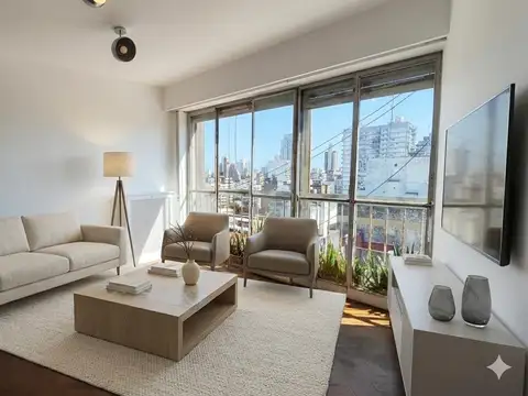 Departamento 4 ambientes con 2 baños