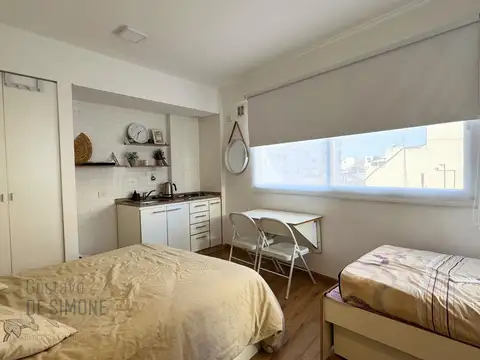 ALQUILER - MONOAMBIENTE DE 21M2 CON BAULERA EN RECOLETA. AMOBLADO Y EQUIPADO.