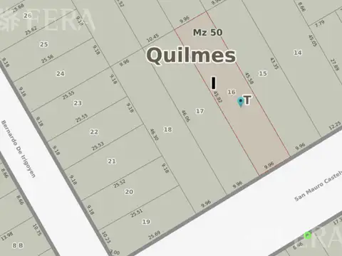Terreno en Venta en Quilmes, USD 175.000