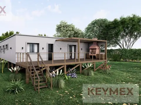 Casa 3 amb. 60m2 en venta Barrio nautico Albardon a estrenar