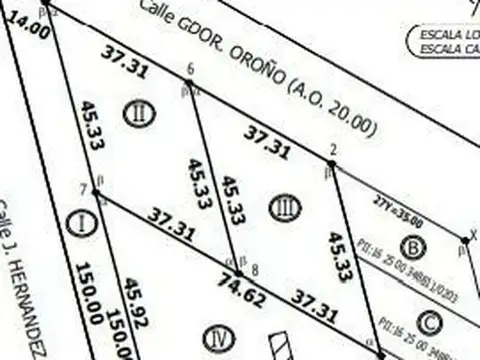 Terreno en Venta en Pueblo Esther, USD 180.000