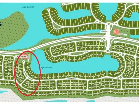 Lote interno de 647 m2 en Riberas – Puertos del Lago