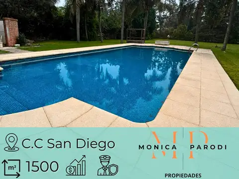 CASA EN VENTA DE 5 AMBIENTES EN COUNTRY SAN DIEGO, FRANCISCO ÁLVAREZ
