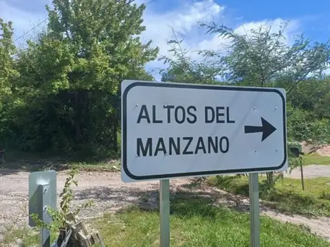 VENTA TERRENO EN ALTOS DEL MANZANO