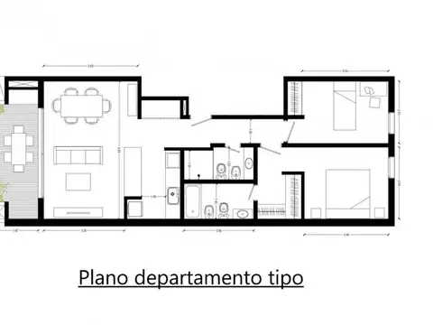 Departamento en Venta en San Isidro Vias / Rolon, USD 220.000