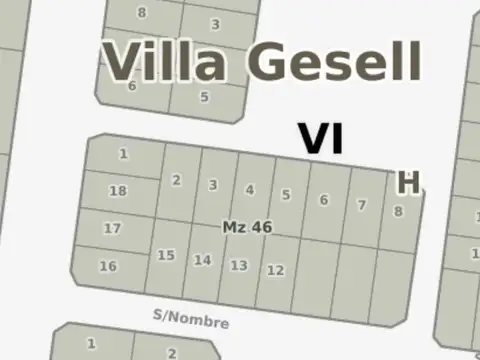Lote Residencial Multifamiliar - Villa Gesell