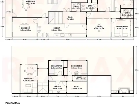 Depto Tipo Casa en Venta de 5 dormitorios