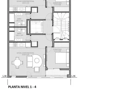 Departamento en Venta en La Perla Norte, USD 99.900