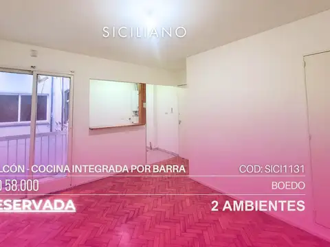 Departamento en Boedo