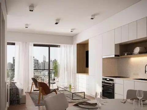 Departamento Monoambiente con 1 baño