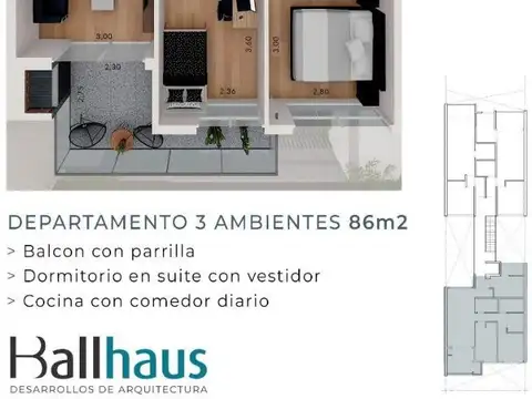 Rivadavia 3541 , Piso 1