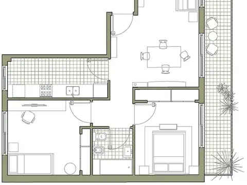 Departamento en Venta de 2 dormitorios