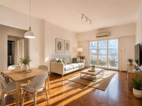 VENTA 3 ambientes en piso alto en Cañitas