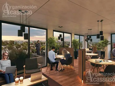 Departamento 2 ambientes con 1 baño