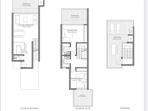 Departamento en Venta de 3 ambientes