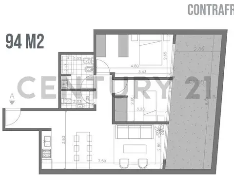 Departamento en Venta de 2 dormitorios