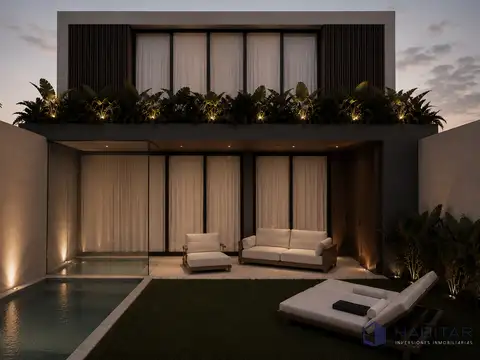 Casa 4 Ambientes de Diseño con Piscina en Barrio Naón