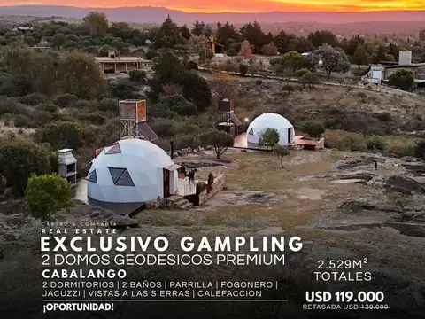 Exclusivo Glamping ( Domos ) Boutique En Venta – Cabalango, Córdoba