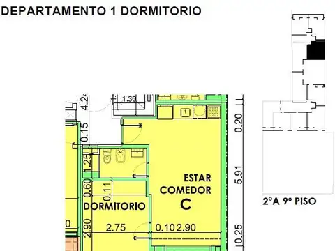 Departamento en Venta en Centro, USD 62.100