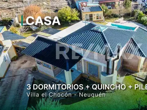 Venta casa con pileta en Villa el Chocon Neuquen