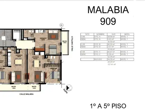 Departamento en Venta al Norte
