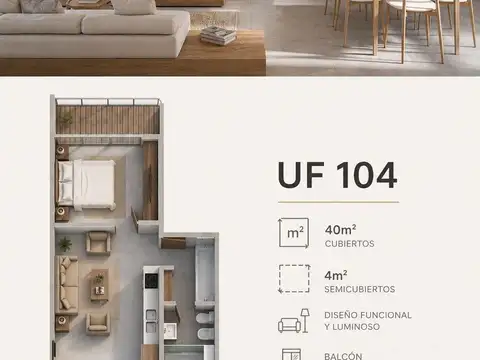 FINA PATAGONIA. Departamento en venta en San Martin de los Andes