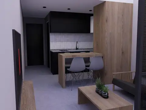 Departamento Monoambiente con 1 baño