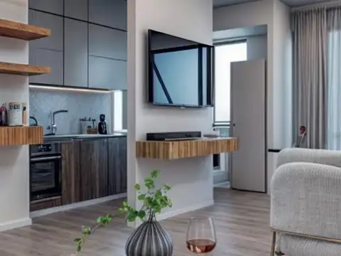 Departamento Monoambiente con 1 baño