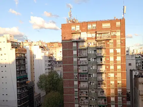 Excel Depto monoamb muy lum hermosa vista con balcon, cocina y baño completo