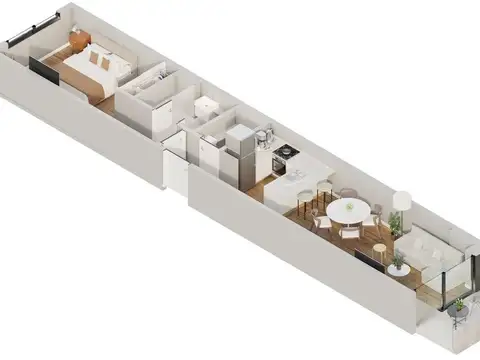Departamento en Venta de 1 dormitorio