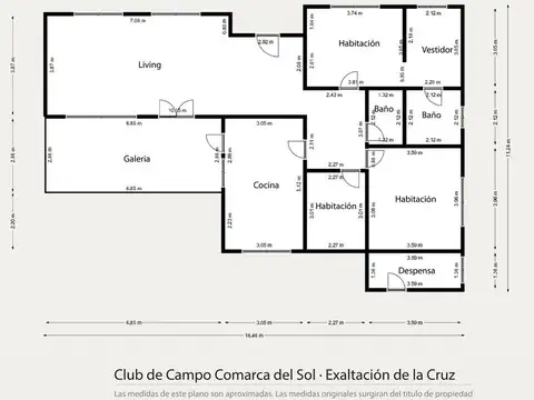 Casa 4 ambientes con 2 baños