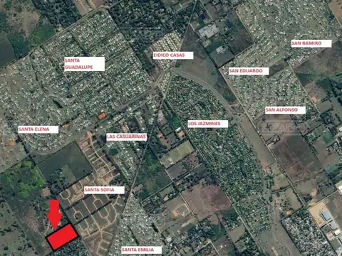 Fracción 2,5 ha en Villa Rosa Pilar – UR3 en venta