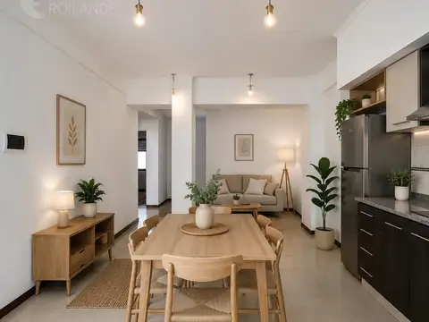 Departamento 3 ambientes con 2 baños