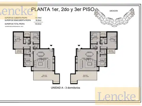 Departamento en Venta de 3 dormitorios