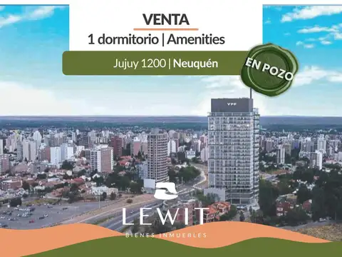 Venta departamento | 1 dormitorio | Pileta | Gimnasio | 2 SUM | Laundry | Torre Aura YPF | Neuquén